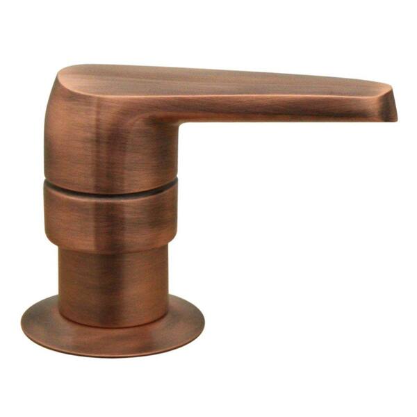 Whitehaus Collection Kitchen Deck Mount Soap/Lotion Dispenser in Antique Copper