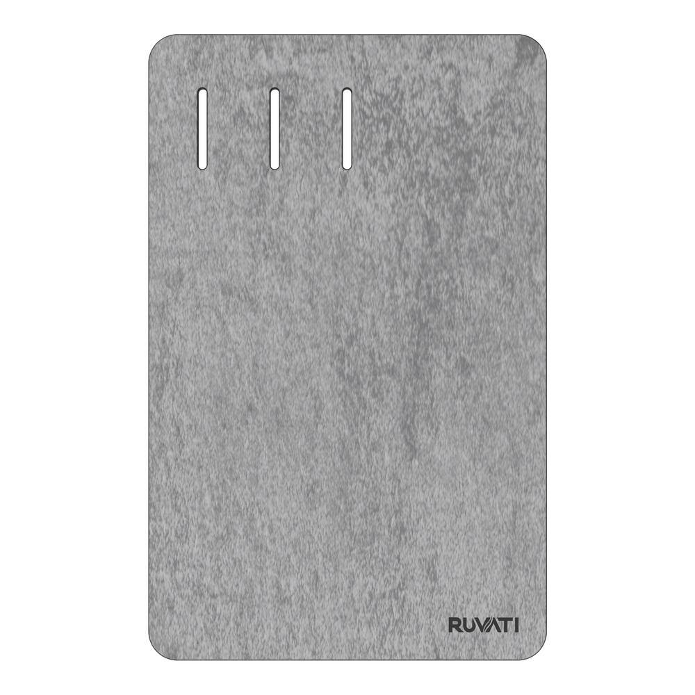 LedgeFit 17 in. x 11 in. Rectangular Textured Concrete Finish Cutting Board for Workstation Sinks - thumbnail 3
