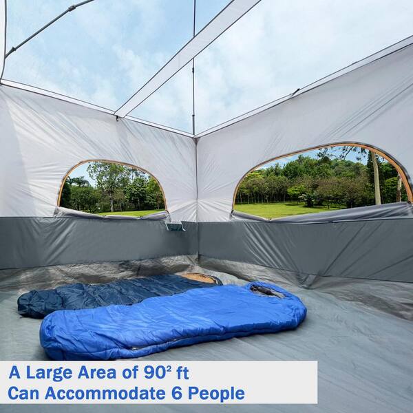 Sudzendf 10 ft. x 10 ft. Gray Pop Up Canopy Inner Tent with