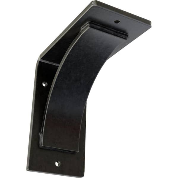 Ekena Millwork 3 in. x 6 in. x 6 in. Antiqued Pewter Morris Steel Bracket