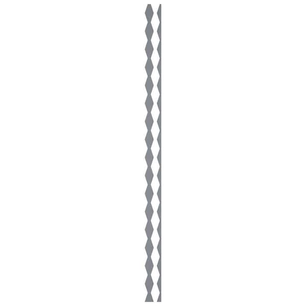 Cimarron 0.125 in. T x 0.25 ft. W x 8 ft. L Silver Mirror Acrylic Decorative Wall Paneling 24-Pack