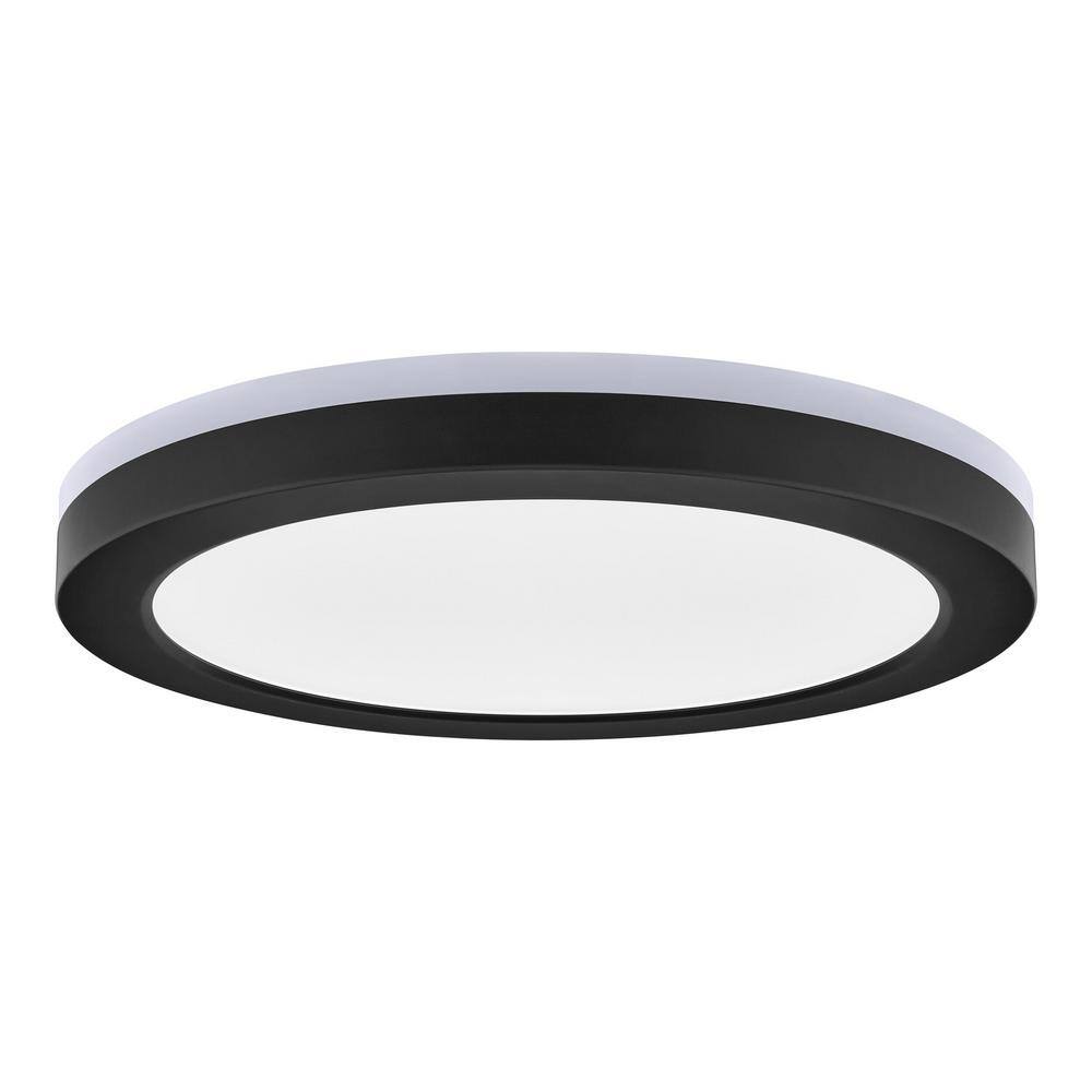 Commercial Electric 12in LED Flush Mount Hubspace Smart CCT and RGB