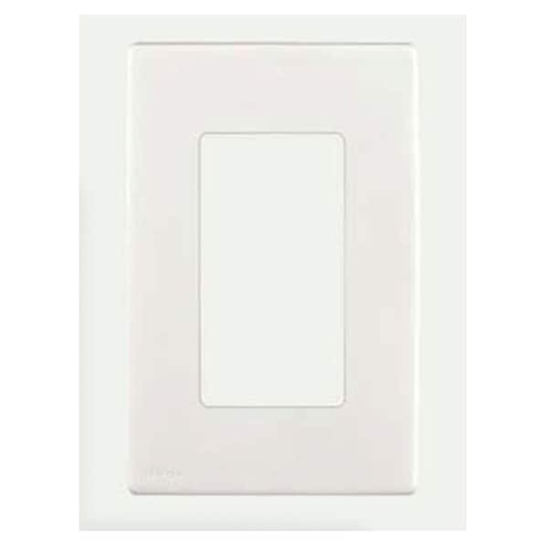 Leviton White 1-Gang Decorator/Rocker Wall Plate