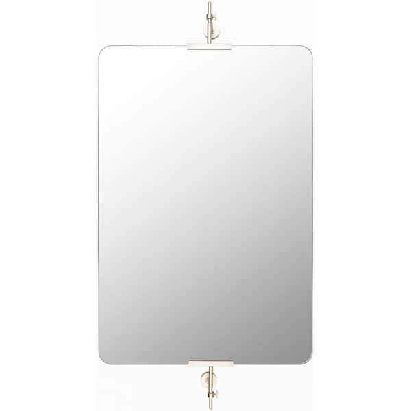 Livabliss Lila 48 in. x 29 in. Silver Framed Decorative Mirror