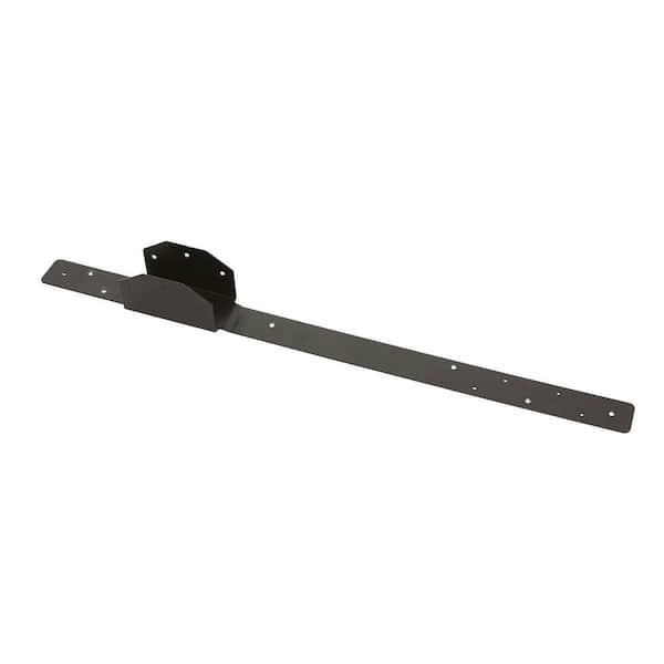 FORTRESS Evolution Steel Black Deck Stair Framing Strap