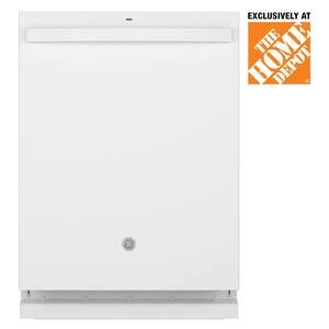 Adora 24 in. White Top Control Built-In Tall Tub Dishwasher with 3rd Rack, Steam Cleaning, and 48 dBA