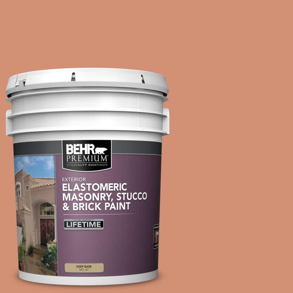 BEHR PREMIUM 5 gal. M2005 Terra Cotta Clay Elastomeric Masonry