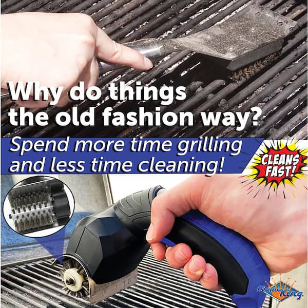 BBQ Accessories - Grill Accessories - Grill Brush Cleaning Kit with Extension - Electric Smoker - GAS Grill - Drill Brush - Grill Scraper - Rust