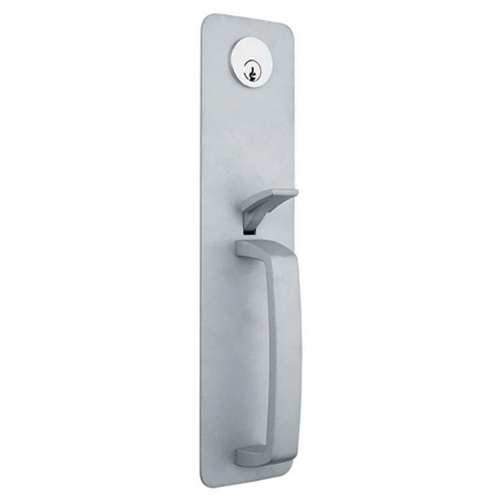 Global Door Controls Aluminum Commercial Thumbpiece Keyed Entry Handleset Trim For Exit Devices 9538