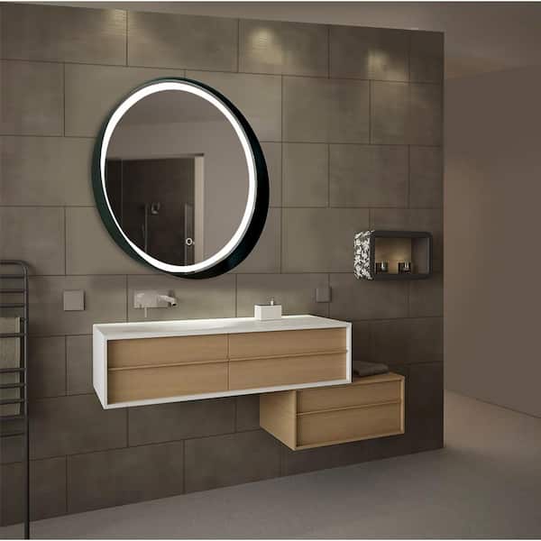 Ltl Home Products Carlton 32 In W X, Home Depot Bathroom Mirror Led