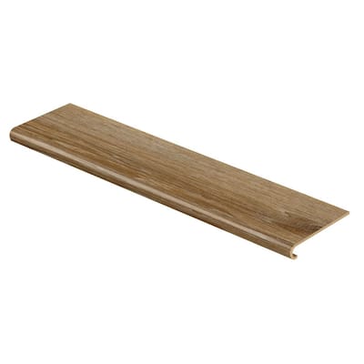 Woodacres Oak/Deerbrook Trail 47 in. L x 12-1/8 in. W x 1-11/16 in. T Vinyl Overlay to Cover Stairs 1 in. Thick