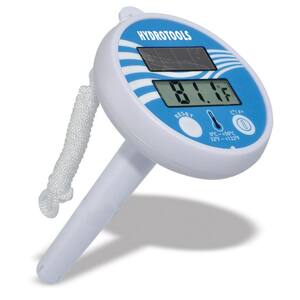 Swimming Pool Spa Water Temperature Gauge Digital Thermometer. Blue Easy to Read Fahrenheit and Celsius LCD