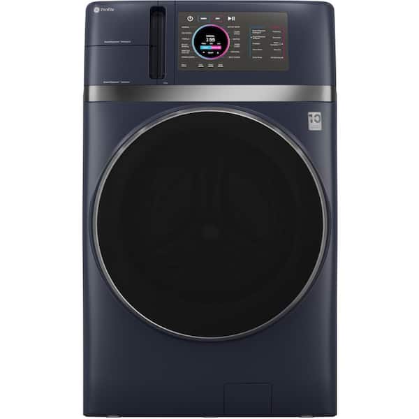 Profile 4.8 cu. ft. Smart UltraFast Electric Washer Dryer Combo in Sapphire Blue with Ventless Heat Pump Technology