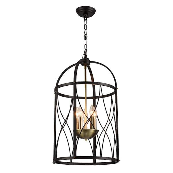 Reviews for Warehouse of Tiffany Darshan 17 in. 5-Light Indoor Black ...