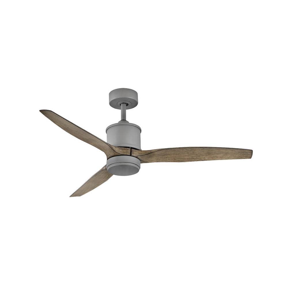 Graphite 52'' Ceiling Fan with Driftwood Blades and LED Light