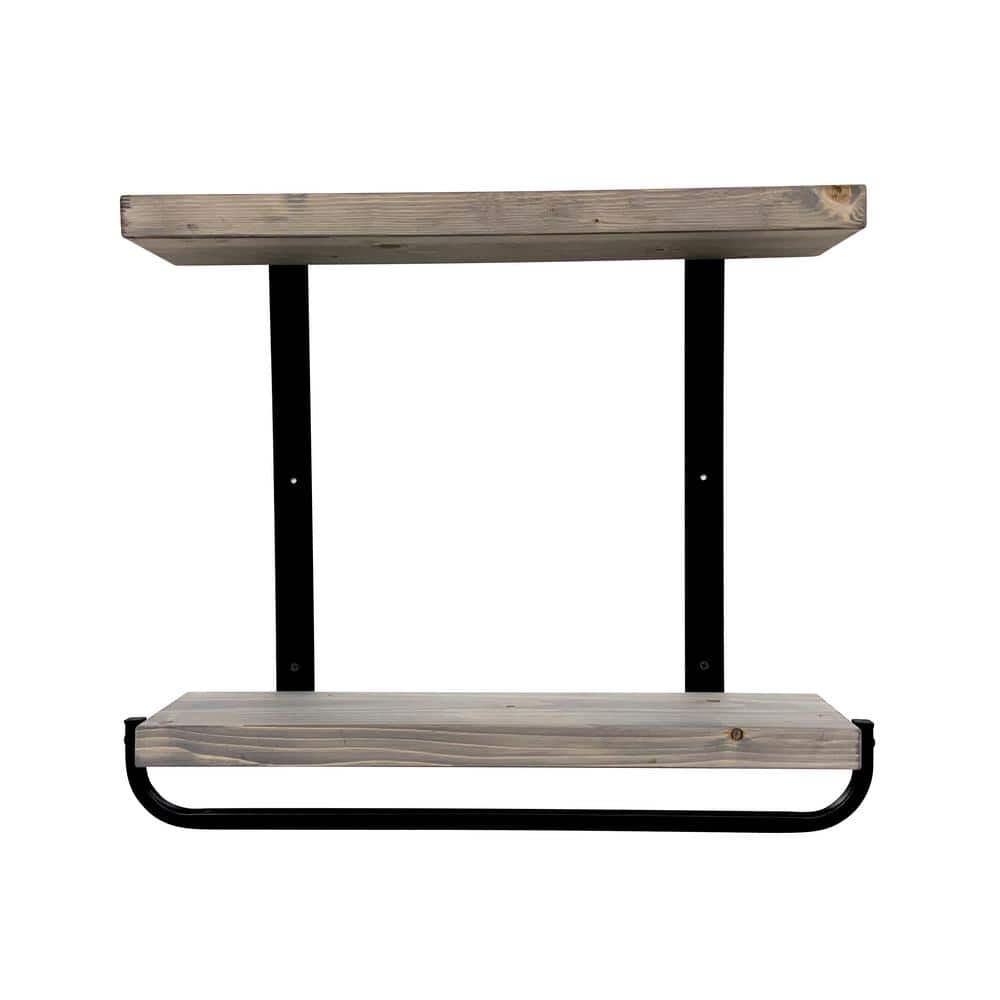 Del Hutson Designs Duplex Jet 5.5 in. D x 24 in. W x 21 in. H Gray Decorati
