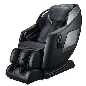 Osaki Pro Sigma 3D Zero Gravity Massage Chair with Bluetooth Speakers, Auto-Extension, and L-Track Massage- Black