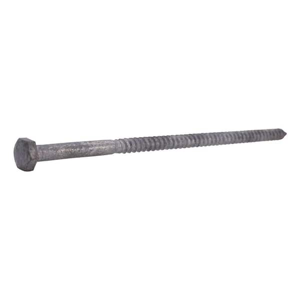 Everbilt 1/4 in. x 6 in. Hex Galvanized Lag Screw