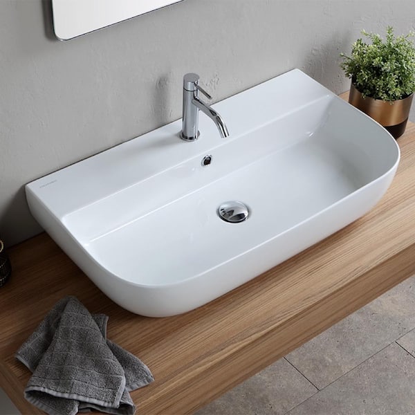 25SS/未使用級/W34 YANUK Spill Proof VINCENT2 Scarabeo 5123-CON Console Bathroom Sink, Teorema 2 | Nameek's