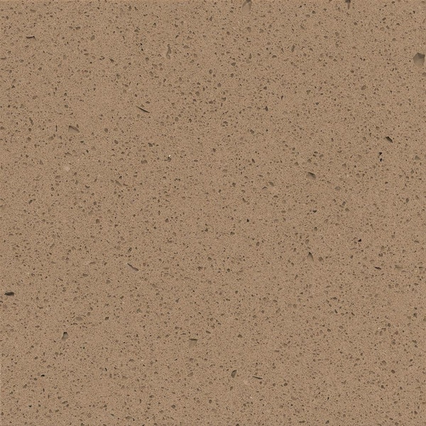 2 in. Quartz Countertop Sample in Toffee
