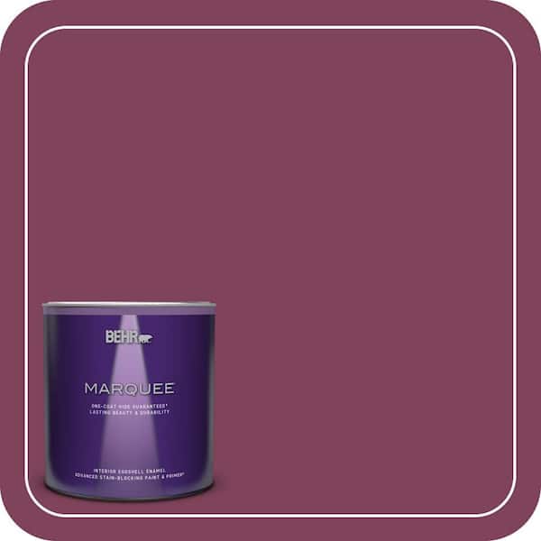 BEHR MARQUEE 1 qt. Home Decorators Collection #HDC-WR14-12 Cheerful Wine Eggshell Enamel Interior Paint & Primer