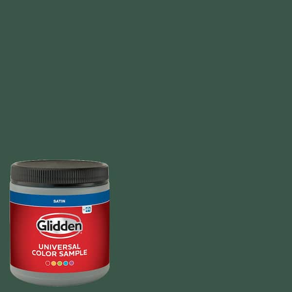 Glidden 8 oz. PPG1137-7 Black Spruce Satin Interior Paint Sample