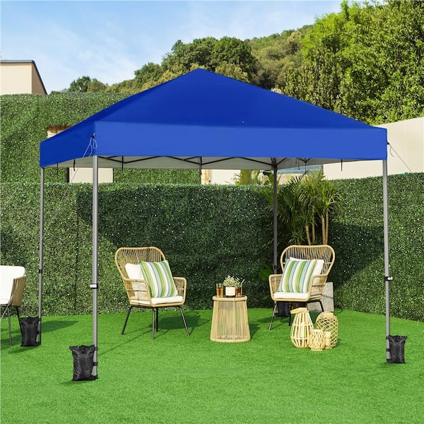 Yaheetech 12 ft. x 12 ft. PopUp Canopy w UPF 50 Instant Canopy Perfect for 12 People 18 People Suitable for Home Commercial Use DYq9pa0001 The Home Depot