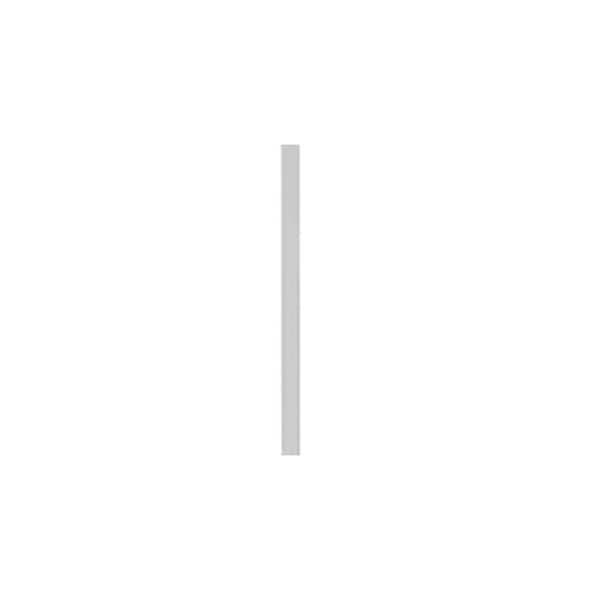 18 in. White Flat Downrod