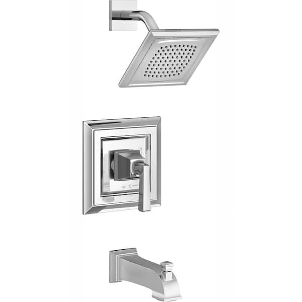 American Standard Town Square S Tub and Shower Faucet Trim Kit for Flash Rough-in Valves in Polished Chrome (Valve Not Included)