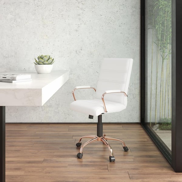 gray white office chair