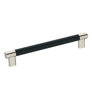 Esquire 8 in. (203 mm) Polished Nickel/Black Bronze Drawer Pull