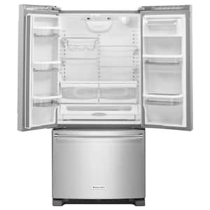 22.1 cu. ft. French Door Refrigerator in Black Stainless with Interior Dispenser