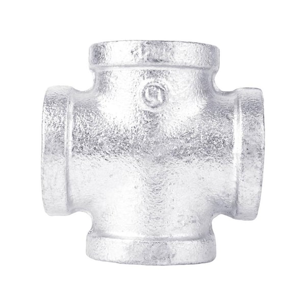 1 in. Galvanized Iron Cross Fitting