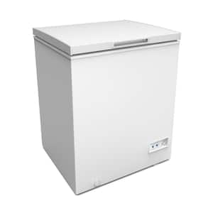 25 in. 5.0 cu. ft. Manual Defrost Chest Freezer in White Garage Ready