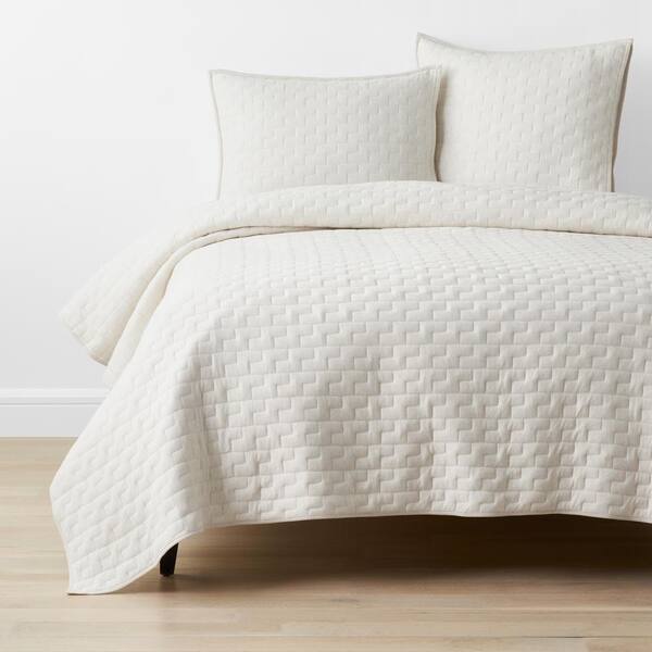 The Company Store Air Layer Off White Cotton Blend Standard Sham