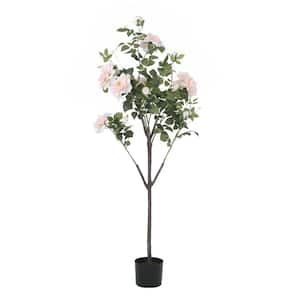 Purling 5 ft. Artificial Rose Tree