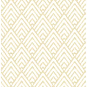 Vertex Gold Diamond Geometric Gold Wallpaper Sample