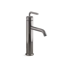 Purist Tall Single-Handle 1.2 GPM Bathroom Sink Faucet With Lever Handle in Vibrant Titanium