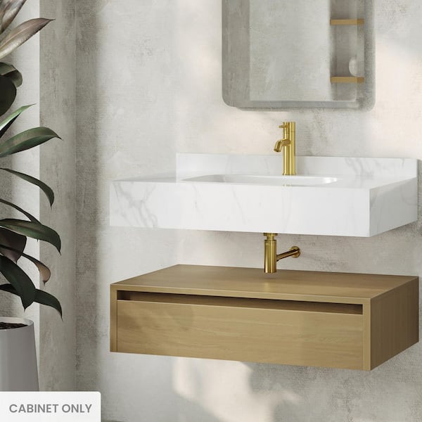 Swiss Madison Avancer 36 in. Wall-Mounted Bathroom Vanity Cabinet Swiss Madison Avancer 36 in. Wall-Mounted Bathroom Vanity Cabinet