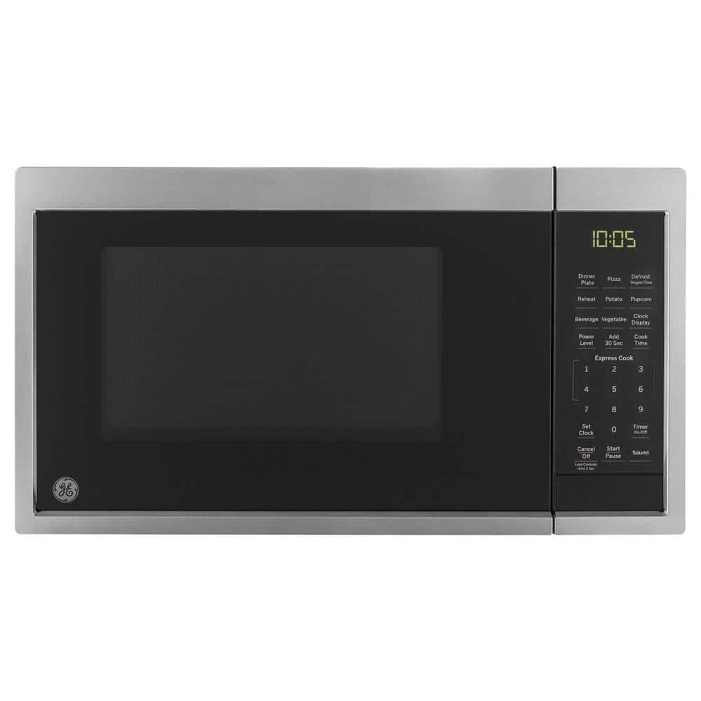 GE JES1095SMSS 0.9 Cu. ft. Countertop Microwave Oven, Stainless Steel