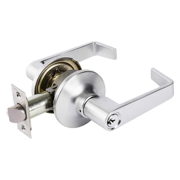 Light Duty Commercial Storeroom Knob Lockset, Stainless Steel Finish Light Duty Commercial Storeroom Knob Lockset, Stainless Steel Finish