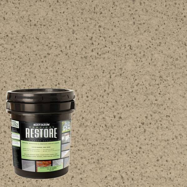 Rust-Oleum Restore 4-gal. Driftwood Vertical Liquid Armor Resurfacer for Walls and Siding