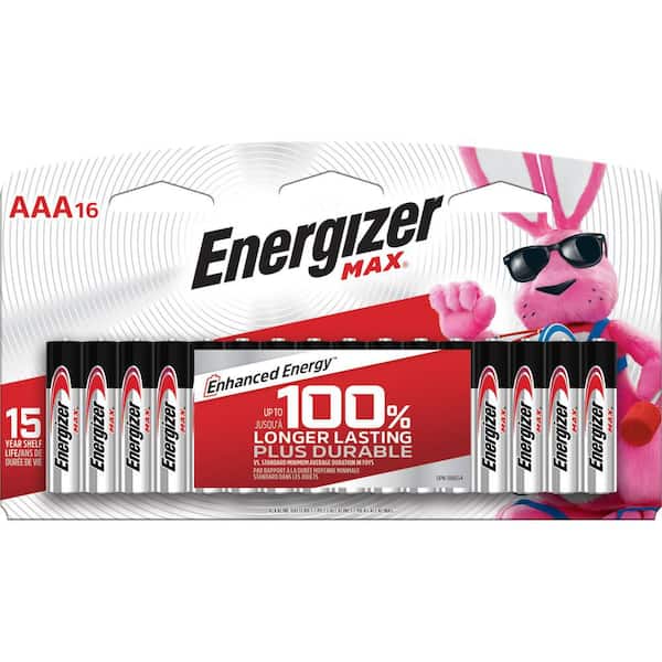 MAX AAA Batteries (16-Pack), Triple A Alkaline Batteries