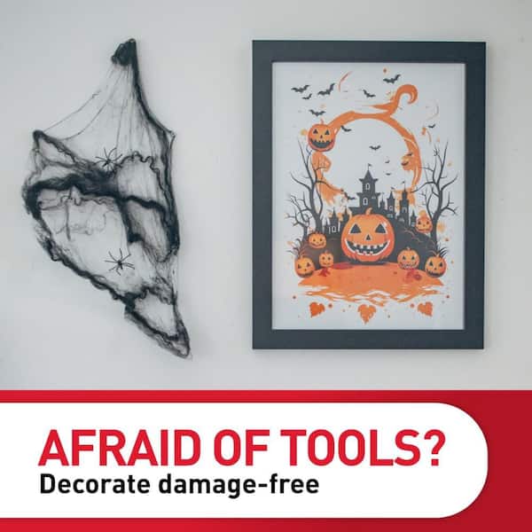 Medium and Large Picture Hanging Strips, White, Damage Free Decorating, 12 Medium Pairs and 16 Large Pairs