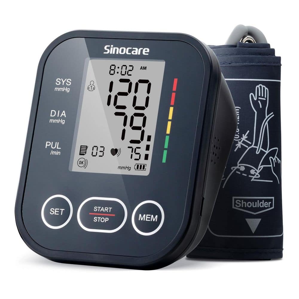 Blood Pressure Monitor Upper Arm BP Machine for Home, One-Button Operation, Adjustable Cuff 8.6 in. -16.5 in. price history on PriceWatchPro