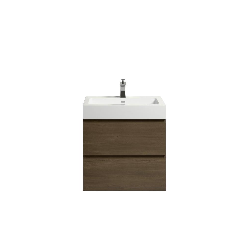 Alice 24.00 in. W x 18.10 in. D x 25.20 in. H Single Sink Floating Bath Van