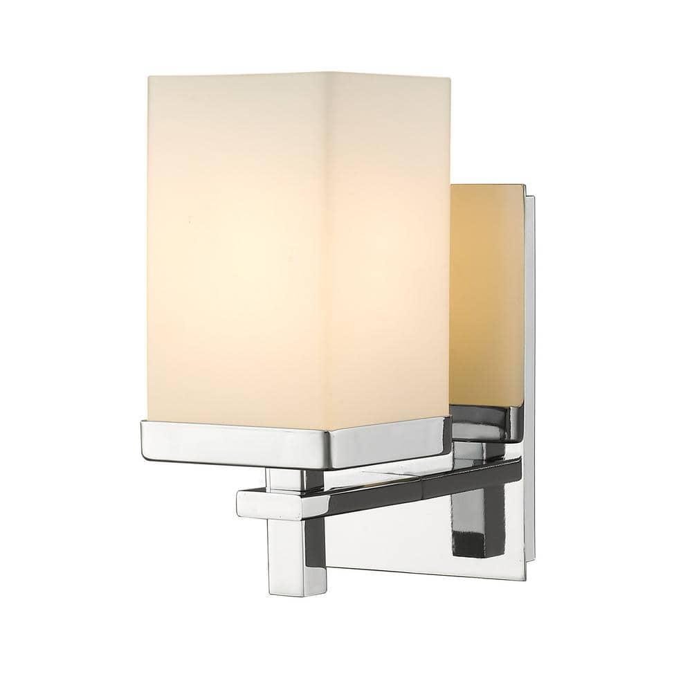 Maddox Chrome 7.63" Direct Wired Electric Wall Sconce