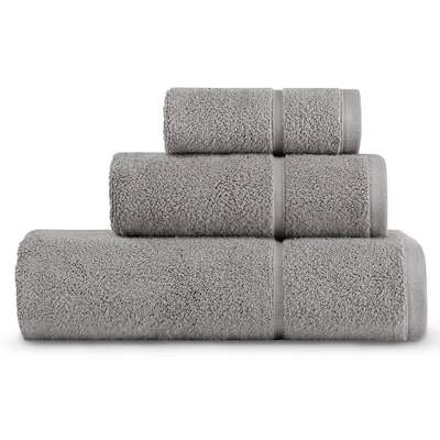 VERA WANG Sculpted Pleat 6-Piece Pastel Grey Cotton Terry Towel Set  USHSAC1258956 - The Home Depot