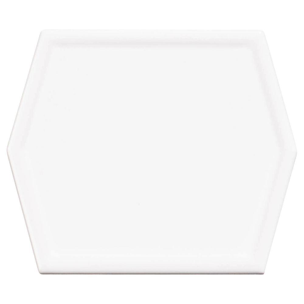 Chantelle Shinar 5 in. x 6 in. Glossy Hexagon Ceramic Wall Tile (4.46 sq. f