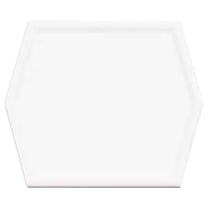 Chantelle Shinar 5 in. x 6 in. Glossy Hexagon Ceramic Wall Tile Sample